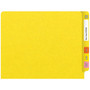 Medical Arts Press Heavy-Duty End Tab File Folder, Straight Cut, Letter-Size, Yellow, 40/Box (S-09458-YLW)