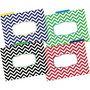 Barker Creek Chevron Nautical Letter-Size File Folders, Multi-Design Set, 24/Set (BC3957)