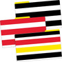 Barker Creek Buffalo Plaid & Wide Stripes Legal-Size File Folders, Multi-Design Set, 18/Set (BC3908)
