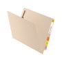 Medical Arts Press Reinforced End Tab File Folder, Straight Cut, Letter-Size, Manila, 50/Box (S-09192)