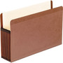Oxford Premium Heavy Duty Reinforced File Pocket, 7" Expansion, Legal Size, Redrope, 5/Box (PFX45303)