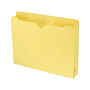Smead Paper Stock File Jacket, 2" Expansion, Letter Size, Yellow, 50/Box (75571)