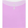 JAM PAPER Plastic Envelopes with Button & String Tie Closure, Letter Open End, 9 1/2 x 12, Two-Tone Lilac Purple, 12/Pack (65dd3fe9e8837636b11c4cd4_ud)