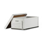 Universal Medium Duty Corrugated File Box with Lift Off Lid, Legal Size, White, 12/Carton (UNV95221)