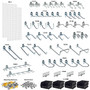 Triton Products DuraBoard Kit, (2) 24" x 48" x 1/4" Pegboards, 48 Hooks and 4 Bins (DB-2KIT)
