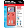 Texas Instruments TI‑84 Plus CE Graphing Calculator, Metallic Coral Salmon (84CEPY/TBL/1L1/L)
