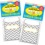 Barker Creek Chevron Beautiful Peel & Stick Library Pockets, Multi-Design Set, 60/Set (BC3836)
