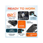 Delton K130 Wireless Noise Canceling Bluetooth Computer Earbud Headset, MS Teams, Black (DBHK130)