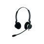 Jabra BIZ 2300 QD Duo Phone Headset, Over-the-Head, Noise Cancelling , Black (2309-820-119)