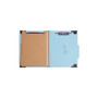 Smead FasTab® Hanging PSBD Classification File Folder w/SafeSHIELD® Fastener, 2 Dividers, 2/5-Cut +Tab, Letter, Blue (65115)