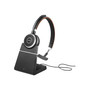 Jabra Evolve 65 SE UC Mono Active Noise Canceling Bluetooth On Ear Mobile Headset with Charging Stand, Black (6593-833-499)