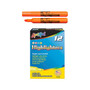 Liqui-Mark Tank Fluorescent Highlighter, Chisel Tip, Orange, Dozen (60625)