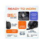 Delton 60X Stereo Noise Canceling Bluetooth Computer Headset - Compatible with MS Teams, Black (DBTHEAD60XBTDL)