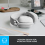 Logitech Zone Vibe 100 Wireless Noise Canceling Bluetooth, Off-White (981-001257)
