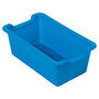 Deflect-O Polypropylene Storage Bin, 5.06" x 13.24" x 8.05", Blue (39510BLU)