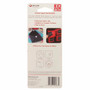 VELCRO® Sticky Back™ 7/8" x 7/8", Square Hook & Loops Fasteners, White, 12 Per Pk/6 Sets (VEC90073-6)