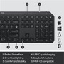 Logitech WFA Bundle: MX Keys Keyboard, Laser Mouse, Zone True Wireless Earbuds, Brio Pro Webcam, Logi Dock (STPLEXCBNDLWDOCK)