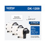 Brother DK-1209 Small Address Paper Labels, 2-4/10" x 1-1/10", Black on White, 800 Labels/Roll, 3 Rolls/Box (DK-12093PK)