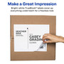Avery TrueBlock Inkjet Shipping Labels, 8-1/2" x 11", White, 1 Labels/Sheet, 25 Sheets/Pack (8165)