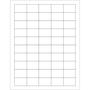 Tape Logic Laser Labels, Rectangle, 1" x 1 1/2", White, 5000/Case (LL107)