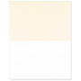 JAM Paper Laser/Inkjet Shipping Labels, 5 1/2" x 8 1/2", White, 2 Labels/Sheet, 25 Sheets/Pack (359430339)