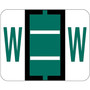 Smead BCCR Labels File Folder Label, W, Dark Green, 500 Labels/Pack (67093)