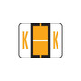 Smead BCCR Labels File Folder Label, K, Light Orange, 500 Labels/Pack (67081_1)