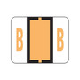 Smead BCCR Color Coded Alphabetic Labels, B, Light Orange, 500/Roll (67072)