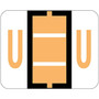 Smead BCCR Labels File Folder Label, U, Light Orange, 500 Labels/Pack (67091)
