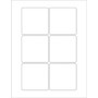 Tape Logic® Rectangular Laser Labels, 3" x 3", White, 600/Case (LL166)