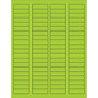Tape Logic® Rectangle Laser Labels, 1 3/4" x 1/2", Fluorescent Green, 8000/Case (LL170GN)