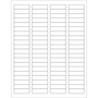 Tape Logic® Laser Labels, Rectangle, 1 3/4" x 1/2", White, 8000/Case (LL109)