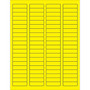 Tape Logic® Rectangle Laser Labels, 1 3/4" x 1/2", Fluorescent Yellow, 8000/Case (LL170YE)