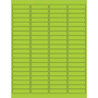 Tape Logic® Rectangle Laser Labels, 1 15/16" x 1/2", Fluorescent Green, 8000/Case (LL171GN)