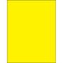 Tape Logic® Removable Rectangle Laser Labels, 8 1/2" x 11", Fluorescent Yellow, 100/Case (LL420YE)
