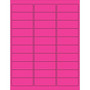 Tape Logic® Removable Rectangle Laser Labels, 2 5/8" x 1", Fluorescent Pink, 3000/Case (LL405PK)