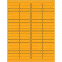 Tape Logic® Rectangle Laser Labels, 1 15/16" x 1/2", Fluorescent Orange, 8000/Case (LL171OR)
