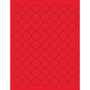 Tape Logic® Circle Laser Labels, 1", Fluorescent Red, 6300/Case (LL191RD)