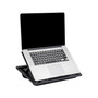 Mind Reader Anchor Collection 14.75" x 11" Plastic  Adjustable 8 Position with Cushions Lap Desk, Black, 2/Pack (2LTADJUST-BLK)