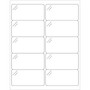 Tape Logic® Rectangle Laser Labels, 4" x 2", Crystal Clear, 1000/Case (LL238CC)