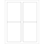 Tape Logic® Removable Rectangle Laser Labels, 3 1/2" x 5", White, 400/Case (LL263)
