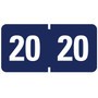 Smead, ETYJ Color-Coded Year Label, 2020, Label Roll, Dark Blue 500 per Roll (68320_1)