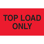 "Top Load Only" Labels, Red/Black, 5" x 3", 500/Rl (65dd518ee8837636b11cf4e8_ud)