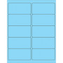 Tape Logic® Removable Rectangle Laser Labels, 4" x 2", Pastel Blue, 1000/Case (LL410BE)
