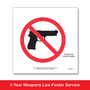 ComplyRight™ Weapons Law Poster Service, District of Columbia (U1200CWPDC)