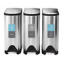 simplehuman Glass Magnetic Sorting Label, 8" x 4", Blue/Gray, 2/Pack (KT1175)