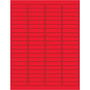 Tape Logic® Rectangle Laser Labels, 1 15/16" x 1/2", Fluorescent Red, 8000/Case (LL171RD)