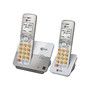 AT&T 2-Handset Cordless Telephone, Gray/Silver (EL51203)