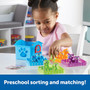 Learning Resources Sort-'Em-Up Pups Educational Toys, Assorted Colors, 28 Pieces (LER6809)