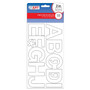 Creative Start Self-Adhesive 2"H Letters, Numbers, and Characters, White, 768 Count, 3 Pack (098141PK3)